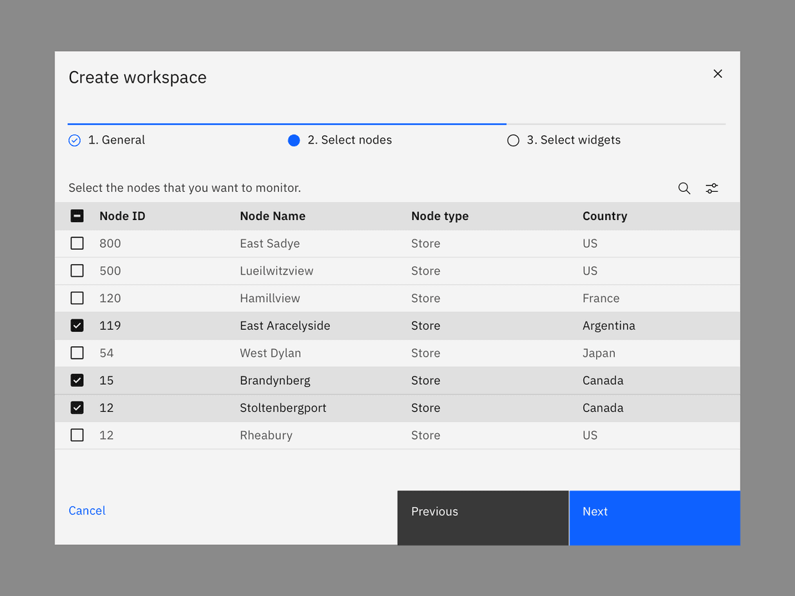 Progress modal example Progress modal example